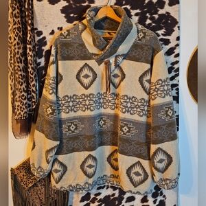 Woolrich Men's Turtleneck Sweater - Brown and Cream